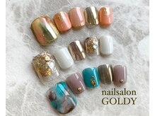 ネイルサロン ゴールディ(NAIL SALON GOLDY)/FOOT華やかコース