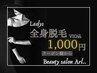【LADYS】全身脱毛(VIO込み)  1,100円
