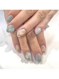 シンプルジェルネイル＆本格ケア