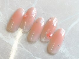 【桜チークネイル】