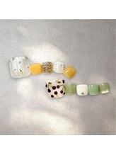 ホカネイルズ(HoKAnails)/【フット】定額デザインコース