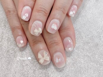 ビューティーサロン ココ 岡崎店(Beauty salon COCO)/ショートでも映えるチークネイル