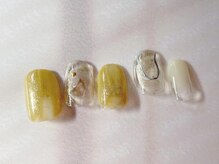 アイネイルズ 梅田店(I nails)/春色もやもやニュアンス￥7700