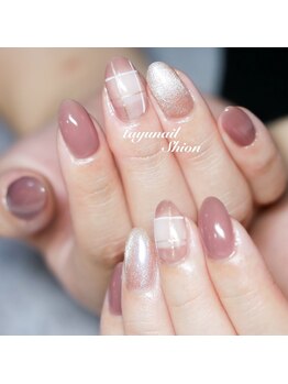 たゆ ネイル(たゆnail)/大人気秋の新作チェックネイル