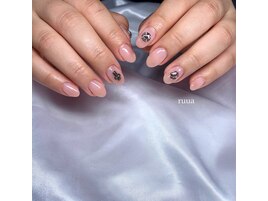 Chrome Hearts nail