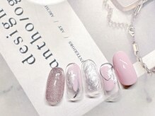 フルールソンネイル(fleur son nail)/6月定額シンプルアート