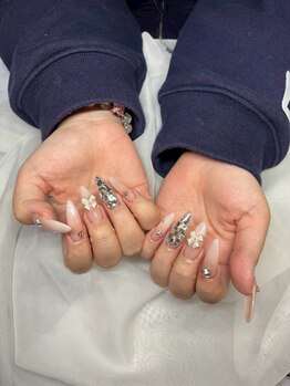 リボンとダスティピンクで大優勝