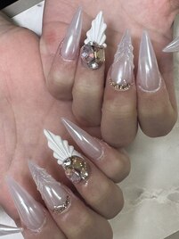 夏の貝殻デザイン