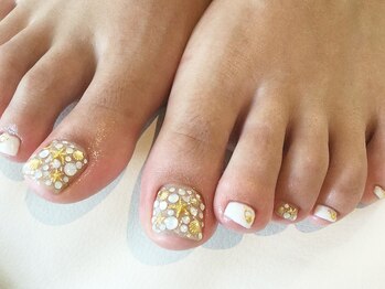 ビーチフォトのブライダルフット