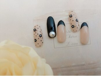 ネイルサロン&スクール ジーナ(GINA)/お花フレンチネイル