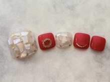 ネイルサロン ウィル 恵比寿(will)/春シェルアートフット