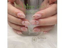 セリーン(seliien)/流行りのチークネイル♪