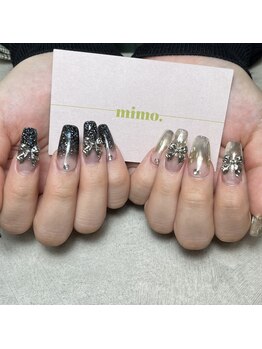 シルバーリボンネイル