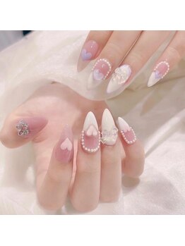 Mネイル/ハートネイル