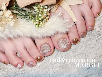 ネイルアンドリラクゼーション マーブル(MARBLE)/フットつけ放題¥6,400