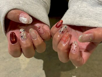 ネイル アトリエ フイユ イセサキ(Nail atelier Feuill isesaki)/design full