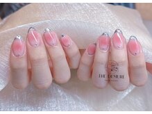 ザ デミュア 銀座店/チークガラスフレンチネイル