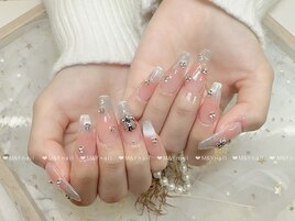 チェックネイルスカルプ長さだし