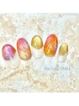 ネイルサロン クイル(QUILL)/6月オレンジ(２）