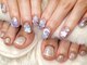 アルスネイル(Ars nail)の写真/フットバス付き★足先を華やかにして気分UP↑家事やお仕事などでハンドは出来ない…という方にもおすすめ♪