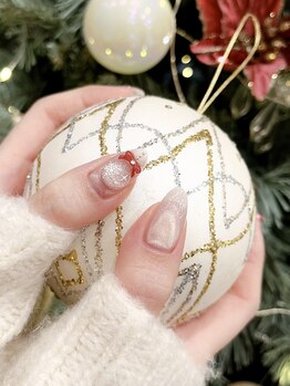 スノーボール、クリスマスネイル