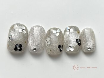 ネイルメゾン 池袋店(NAIL MAISON)/ホロフラワーマグ¥6800