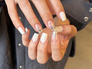 white × holo gradation