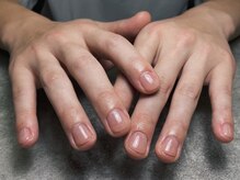 オムネイル 渋谷(HOMME NAIL)/クリアジェル ¥4.400