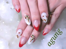 クリスマスネイル