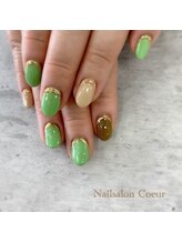 ネイルサロン クール(Nailsalon Coeur)/5月の新緑ネイル