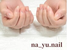 ナユネイル(na_yu.nail)/自爪風クリアネイル 96/96