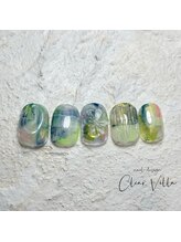 ネイルサロンクリアヴィラ(nail salon clear villa)/nuance art¥13200