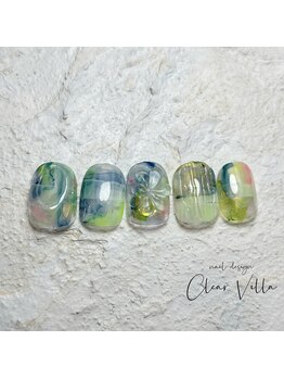 ネイルサロンクリアヴィラ(nail salon clear villa)/nuance art¥13200