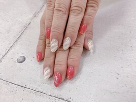 ニュアンスマーブルネイル