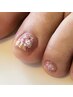 【FOOT角質ケアセット】★　持ち込み/ジェルネイル付け放題120分　￥18260