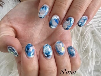 サナ 久が原 千鳥町(S’ana)の写真/【当店オリジナルデザイン多数】定額デザイン¥6980/¥7980(初回)■フィルイン施術対応◎持ち込みもネイルOK!
