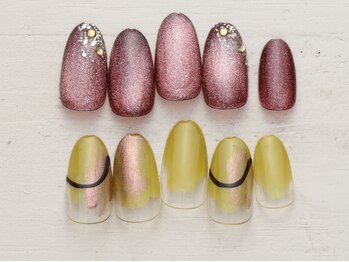 ヒナネイル(HINA nail)の写真/【2990円★プチトレンドコース】 9種から選ぶ最新デザイン！!時短×可愛いはHINA nail♪（新作9/1～）/渋谷