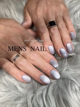 ピンクシュガーネイル(pink sugar nail)/MENSネイル