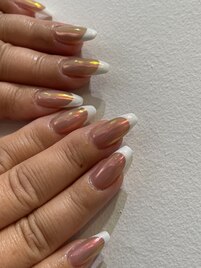 オーロラフレンチ/高崎ネイル