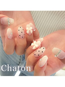 ネイルアンドアイラッシュ シャトン(Chaton)/ジェル□新規￥7900■会員￥8250