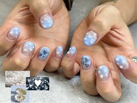 推し活/メンズネイル/ドット
