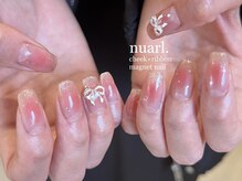 ヌアール(nuarl.)/じゅわっとチークネイル