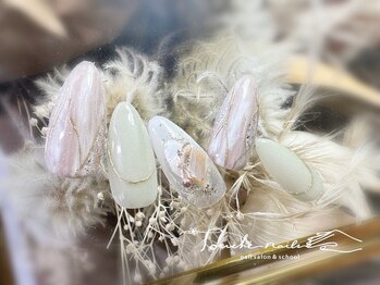 トゥーシェネイルズ 上中野店(Touche’nails)/きれいめニュアンス＊