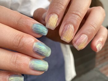 ネイルアルケー(Nail ARCHE)/サンセットバカラネイル