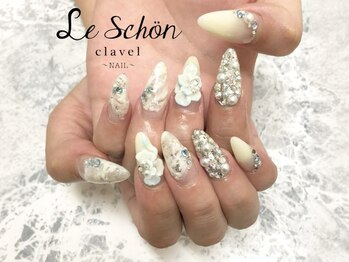 レシャン クラベル(Leschon clavel)の写真/\自分史上の一番のお気に入りネイルを毎月更新/お客様の理想を叶えるオーダーメイド施術で圧倒的満足度*