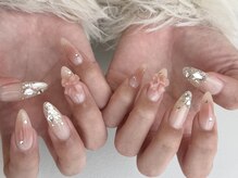 ランド ネイル 博多(LAND)/cheek×ribbon♪♪