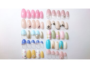 定額シンプルAコース自爪の長さ