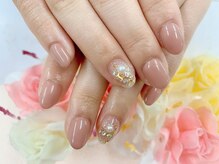 デコルネイル(Decor nail)/[中村]1本ずつキラキラネイル☆