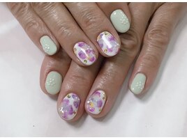 手書きフラワー