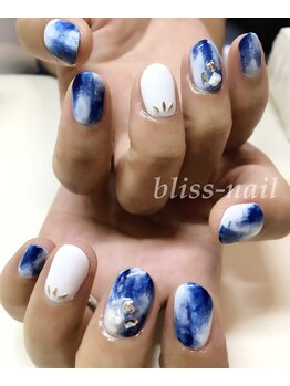 ブリスネイル(bliss-nail)/タイダイネイル